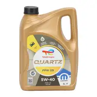 5L 5 Liter ORIGINAL Mopar TOTAL QUARTZ FPW 09 5W-40 Motor&ouml;l ACEA C3 API SN FPW9.5535/09