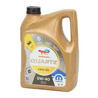 5L 5 Liter ORIGINAL Mopar TOTAL QUARTZ FPW 09 5W-40 Motor&ouml;l ACEA C3 API SN FPW9.5535/09