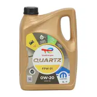 5L 5 Liter ORIGINAL Mopar TOTAL QUARTZ FPW 01 0W-20 Motor&ouml;l ACEA C6 FPW9.55535/01