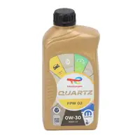 4L 4 Liter ORIGINAL Mopar TOTAL QUARTZ FPW 02 0W-30 Motor&ouml;l ACEA C2 FPW9.55535/02