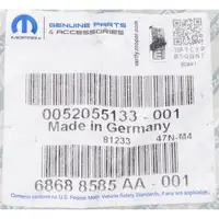 2x ORIGINAL Fiat MOPAR T&uuml;rfeststeller T&uuml;rfangband Doblo 263 ab 09.2014 hinten 52055133