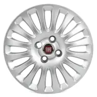 1x ORIGINAL Fiat MOPAR Radkappe Radblende Blende 15 Zoll Silber Punto Evo 735501291