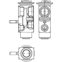 MAHLE AVE114000P Expansionsventil Klimaanlage f&uuml;r SMART ForTwo 451 1.0 0.8 CDI 4518350072
