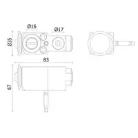 MAHLE AVE140000P Expansionsventil Klimaanlage f&uuml;r BMW G30/31 G32 G11/12 G14-16 X5 X6 X7