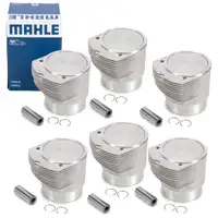 6x MAHLE 5039890 Kolben Reparatursatz f&uuml;r PORSCHE 911 3.3 SC / Turbo 93010396904