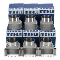 6x MAHLE 5037192 Kolben Reparatursatz f&uuml;r PORSCHE 911 3.0 SC Carrera 93010396205