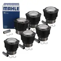 6x MAHLE 5034590 Kolben Reparatursatz f&uuml;r PORSCHE 911 / Targa 2.2 T 125 PS 01.1970-12.1972
