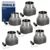 6x MAHLE 5030890 Kolben Reparatursatz f&uuml;r PORSCHE 911 2.0 E / S 140/160 PS 90110390690