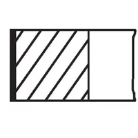 MAHLE 01498N0 Kolbenringsatz f&uuml;r FORD Fiesta 4 5 6 C-Max Focus 1 2 3 Mondeo 4 1.6 16V / Ti