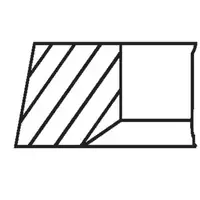 MAHLE 02201N0 Kolbenringsatz f&uuml;r DACIA MERCEDES OM607 NISSAN RENAULT SUZUKI 1.5 dCi/DDiS