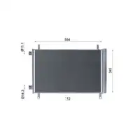 MAHLE AC1144000S Kondensator + Trockner f&uuml;r PSA C3 IV C4 III 2008 208 OPEL Corsa F Mokka