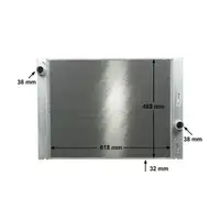 MAHLE CR1067000P K&uuml;hler Motork&uuml;hler f&uuml;r BMW 5er E60 E61 520-550i M5 6er E63 E64 630i 650i