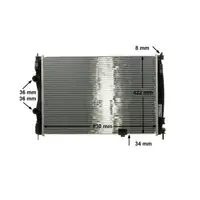 MAHLE CR1076000S K&uuml;hler Motork&uuml;hler f&uuml;r NISSAN Qashqai 1 (J10) 2.0 dCi 150 PS