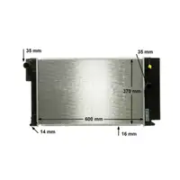 MAHLE CR1078000S K&uuml;hler f&uuml;r TOYOTA Auris E15 E18 Avensis T27 Corolla E12 Verso R2 1.33-1.8