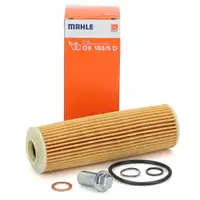 MAHLE OX183/5D &Ouml;lfilter + Schraube f&uuml;r MERCEDES W204 W212 180-250CGI R172 200 250 M271