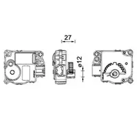 MAHLE AA59000P Stellelement Mischklappe f&uuml;r FORD Fiesta 7 B-Max Ecosport KA+ Courier B460