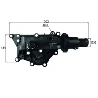 MAHLE TH6089 Thermostat + Geh&auml;use + Sensor f&uuml;r RENAULT Clio 3 Megane Scenic Twingo 1.6 16V