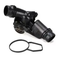 MAHLE Thermostat + febi Rep.-Satz Kubelgehäuseentlüftung für BMW E46 E39 E60 X3 M52 M54