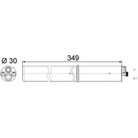 MAHLE AD243000S Trockner Klimaanlage f&uuml;r VW Golf 5 6 Passat B6 B7 Polo 5 Touran A3 8P TT