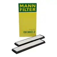 MANN CU3822-2 Innenraumfilter Pollenfilter Satz f&uuml;r MERCEDES W124 S124 C124 124830011864