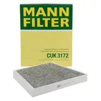 MANN CUK31721 Activated Carbon Cabin Air Filter for Mercedes E-Class W211, S-Class W211, and CLS-Class C219