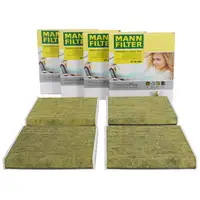 4x MANN FP26009 FreciousPlus Innenraumfilter f&uuml;r VW Golf 7 8 Passat AUDI 8V 8Y SEAT Leon