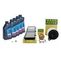 MANN Filterset + 5L ORIGINAL 5W30 Motoröl für BMW E81-88 116-120i 318/320i N43 N45 N46