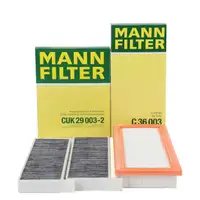 MANN Innenraum + Luftfilter f&uuml;r PSA C4 Picasso 1 2/3008 5008 OPEL Grandland 10 1.6 16V/THP