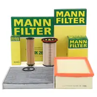 MANN Filterset 4-tlg für VW Golf 8 Passat B8 Tiguan Touran A3 8Y Q2 GB Q3 F3 2.0 TDI