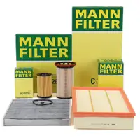 MANN Filterset 4-tlg f&uuml;r VW Passat B8 Arteon Tiguan SKODA Kodiaq 1 RS 2.0 TDI 4motion