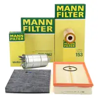 MANN Filterset Filterpaket 4-tlg f&uuml;r VW Golf 4 Bora AUDI 8L1 SKODA Octavia 1 1.9 SDI/TDI