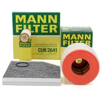 MANN Filterset Filterpaket f&uuml;r AUDI A6 C7 A7 4G A8 4H 1.8/2.0 TFSI 190/249/252 PS