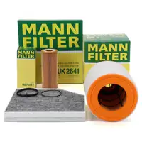 MANN Filterset Filterpaket f&uuml;r AUDI A6 C7 A7 4G 2.8 FSI 204 PS + 3.0 TFSI 300/310/333 PS