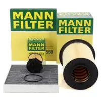 MANN Filterset Filterpaket 3-tlg f&uuml;r FORD C-Max DM2 1.6 TDCi 90/101/109 PS