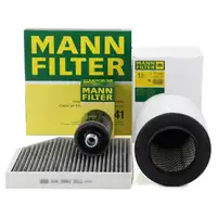 MANN Filterset Filterpaket f&uuml;r AUDI A8 4H D4 2.0 TFSI hybrid 245 PS 02.2012-11.2015