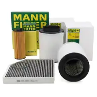MANN Filterset 3-tlg f&uuml;r AUDI A8 4H D4 4.2 TDI quattro 351/385 PS 11.2009-01.2018