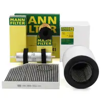 MANN Filter Set, 4-Piece Filter Kit for AUDI A8 4H D4 3.0 TDI quattro 204/211/250/258/262 hp