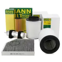 MANN Filterset 4-tlg f&uuml;r AUDI A8 4H D4 4.2 TDI quattro 351/385 PS 11.2009-01.2018