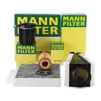 MANN Filterset Filterpaket 4-tlg f&uuml;r MERCEDES C-Klasse W205 S205 C/A205 GLC X/C253 OM651