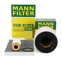 MANN Filter Set, 3-Piece Filter Kit for AUDI S4 (B9), S5 (F5), SQ5 (FY), 50 TDI, 286/341/347 hp