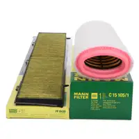 MANN FreciousPlus Innenraumfilter + Luftfilter f&uuml;r BMW 1er E81 E87 3er E90 E91 122-177 M47