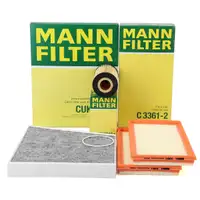 MANN Filterset Filterpaket f&uuml;r MERCEDES-BENZ E-Klasse W211 S211 E63AMG C219 CLS63AMG M156