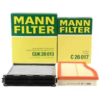 MANN Innenraum + Luftfilter f&uuml;r MERCEDES W177 V177 W247 C118 X118 H247 X247 160-250e M282