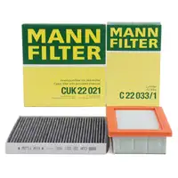 MANN Innenraumfilter + Luftfilter f&uuml;r RENAULT Twingo 3 SMART ForFour ForTwo 453 0.9 1.0