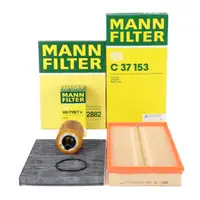 MANN Filterset 3-tlg f&uuml;r SEAT Leon 1M 2.8 Cupra 4 204 PS Toledo 2 2.3 V5 / 20V 150/170 PS