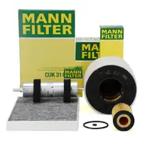 MANN Filter-Set 4-tlg f&uuml;r AUDI A4 B9 A5 F5 Q5 FY 2.0/30/35/40 TDI 122-190 PS