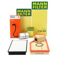 MANN Filterset Filterpaket 4-tlg f&uuml;r PORSCHE 996 3.4/3.6 Carrera / S 301/320/345 PS