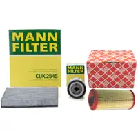 MANN Filter-Set 3-tlg AUDI A2 (8Z0) 1.4 75 PS + 1.6 FSI 110 PS