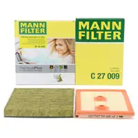 MANN FreciousPlus Innenraumfilter + Luftfilter f&uuml;r VW Golf 7 8 Passat B8 Tiguan Touran A3