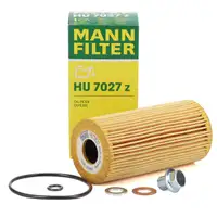 MANN HU7027z Ölfilter + Schraube für HYUNDAI Santa 2 3 4 Tucson KIA Sportage 2.0/2.2 CRDi